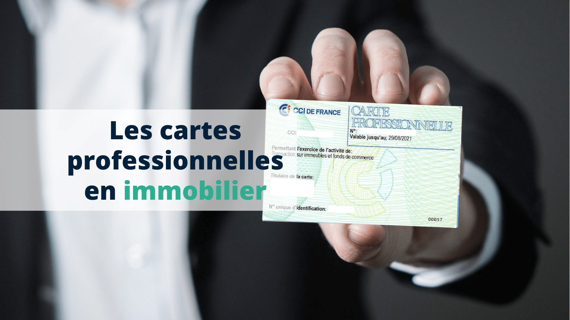 Les cartes professionnelles en immobilier