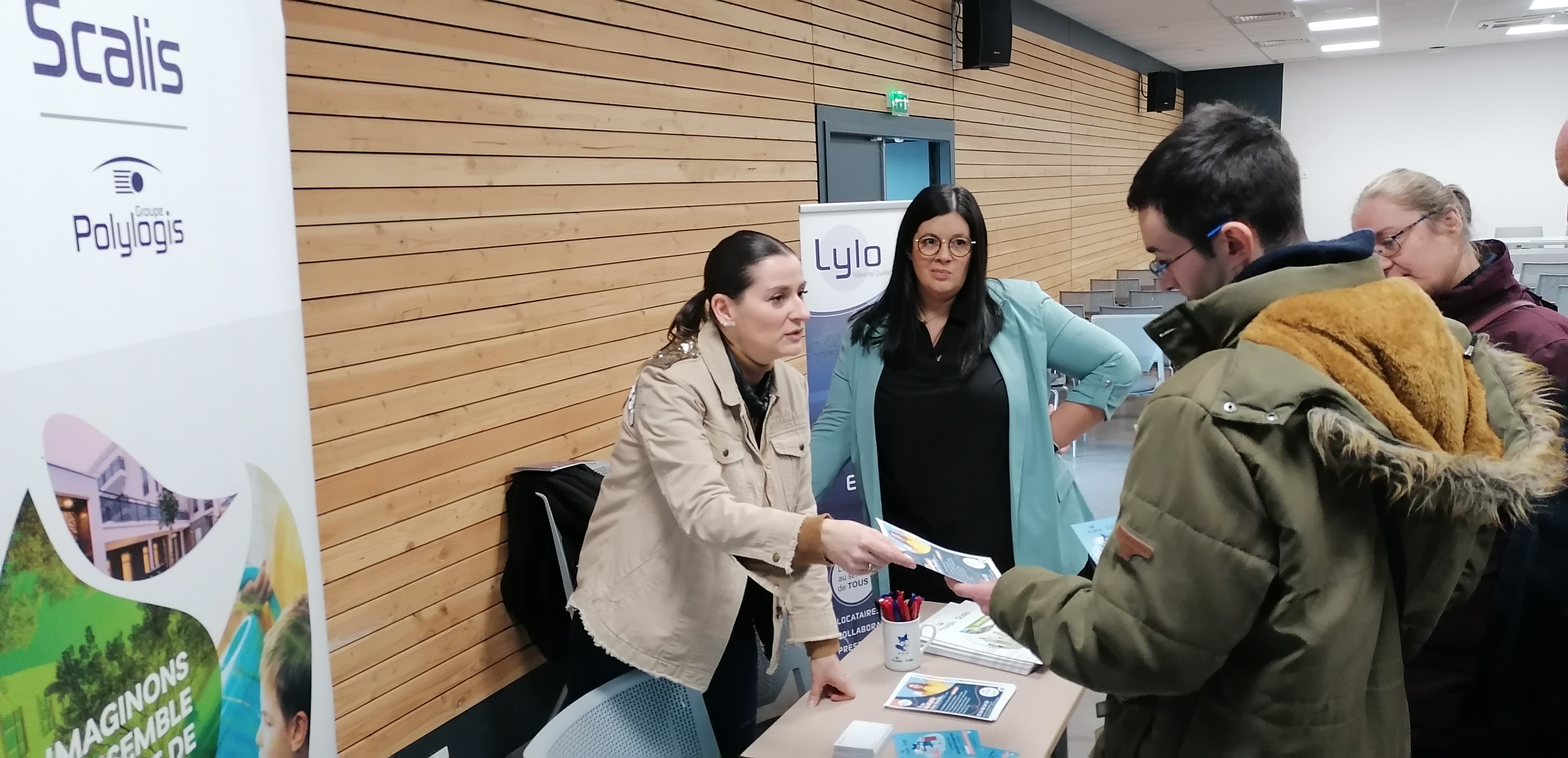 Stand Scalis lors de la JPO du CCI Campus Centre le 20 janvier