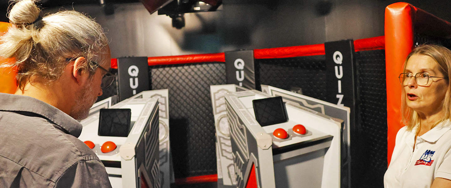 Base US Karting salle de quiz boxing