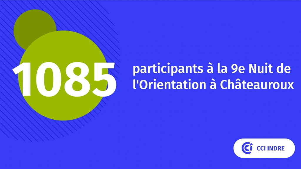 1085 participants à la 9ème Nuit de l'orientation de la CCI Indre