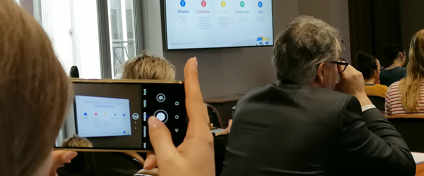Atelier numérique Google du 14 mai 2024 à la CCI