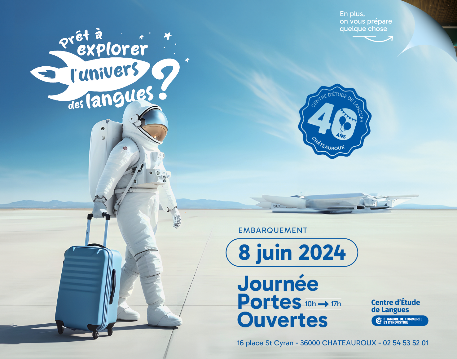 40 ans du CEL journée portes ouvertes le 8 juin 2024