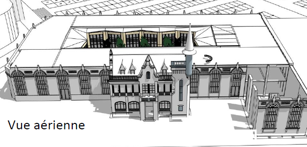 Maison Mellottée vue aérienne