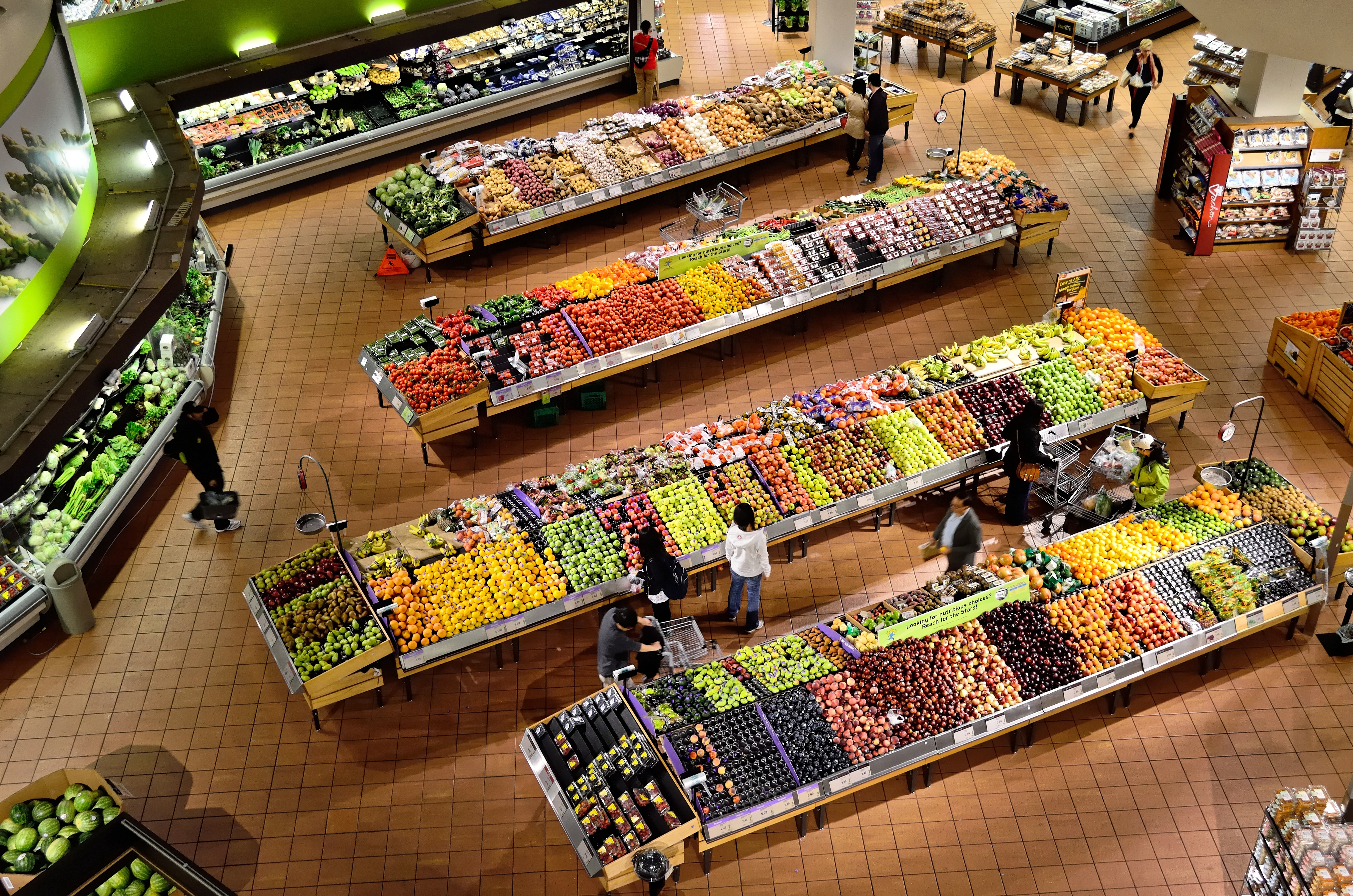 Photo d'un magasin de grande distribution