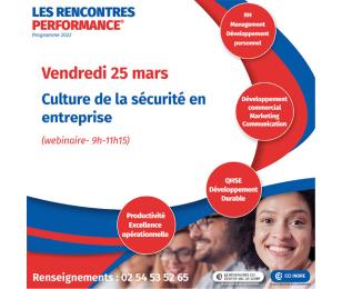 Rencontre performance du 25 mars Culture de la sécurité en entreprise