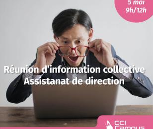 Réunion d'information collective Assistanat de direction jeudi 5 mai