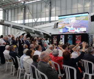 Inauguration du hangar gros porteurs de l'aéroport Châteauroux Centre