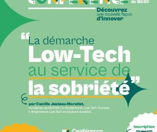 Conférence low-tech - avant Start-Up weekend Châteauroux 2022