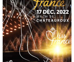 Affiche Miss France 2023 à Châteauroux