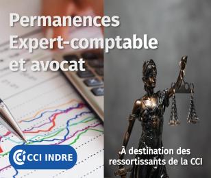 Permanences Expert-comptable et avocat à la CCI INDRE 2023