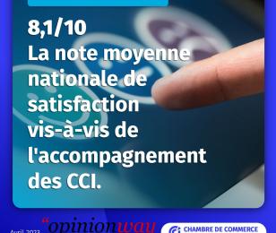 Enquête nationale satisfaction CCI Opinionway 2023