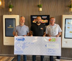 Remise de chèque Fonds Sofi Le Berry Goût