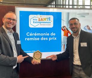 Ozeweb 1er Prix national Santé Entrepreneurs Harmonie Mutuelle