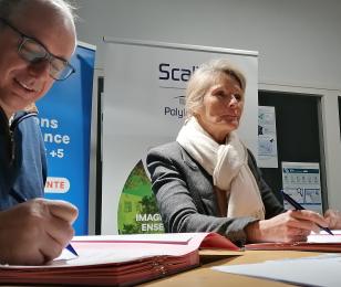 Signature de convention CCI Scalis