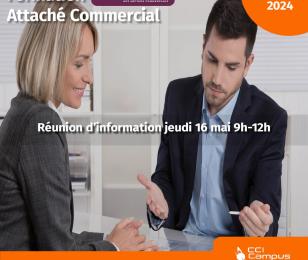 Annonce réunion information collective formation Attaché Commercial 2024