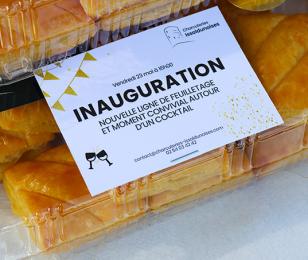 Inauguration ligne feuilletage Charcuteries Issoldunoises