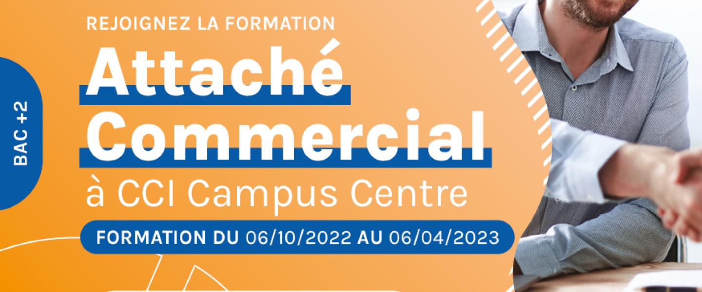 Annonce formation Attaché Commercial CCI Campus Centre