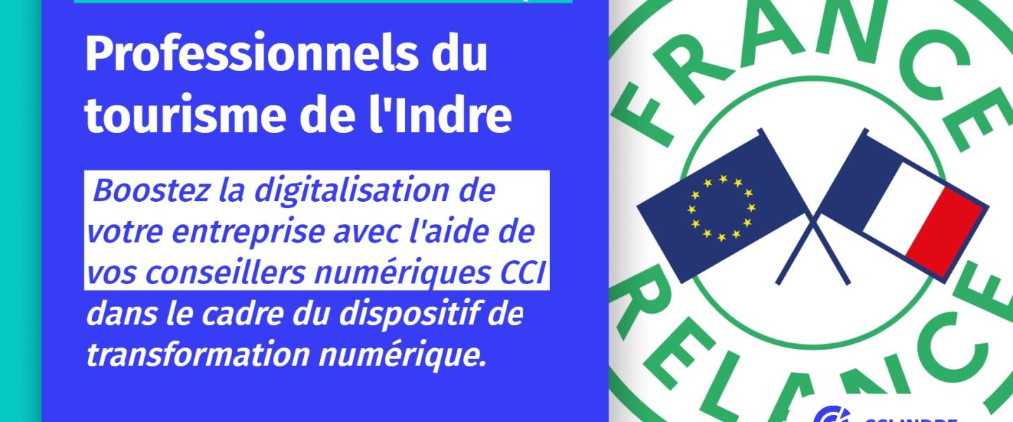 Visuel dispositif France Relance Tourisme Numérique